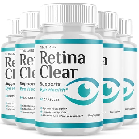Retina Clear Vision Care Pills Advanced Formula Eye Health Supplement RetinaClear 300 Capsules