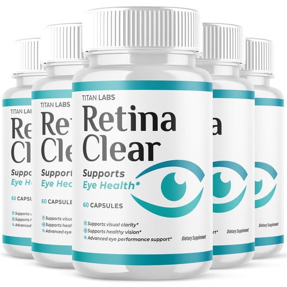 Retina Clear Vision Care Pills Advanced Formula Eye Health Supplement RetinaClear 300 Capsules