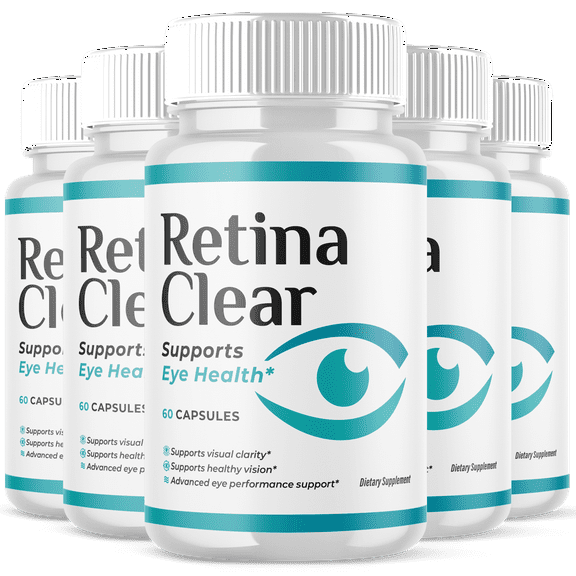 Retina Clear Vision Care Pills Advanced Formula Eye Health Supplement RetinaClear 300 Capsules