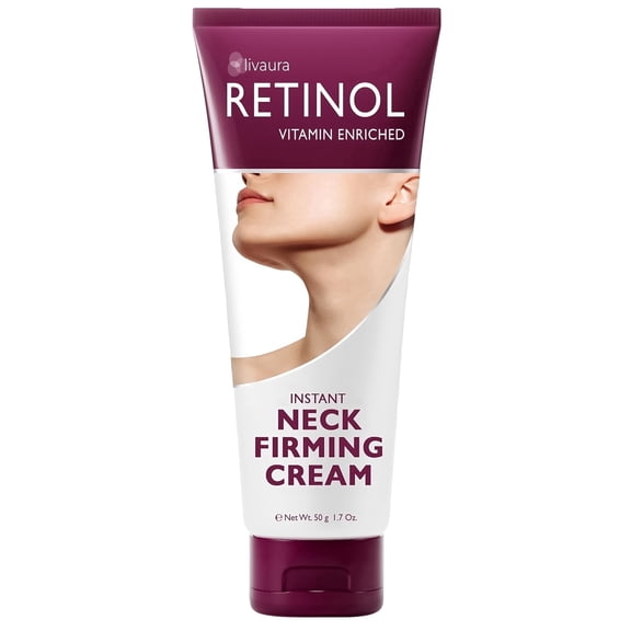 Retinol Anti-Aging Neck Firming Cream, 1.7 oz – Tightens and Smooths Neck Skin for a Youthful Appearance