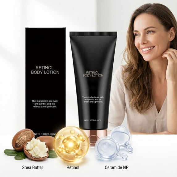 Retinol Body Lotion Retinol Firming And Repairing Cream Lightens Lines Brightens And Antiaging Essences Cream Improves Texture Nourishes And Moisturizes 100g
