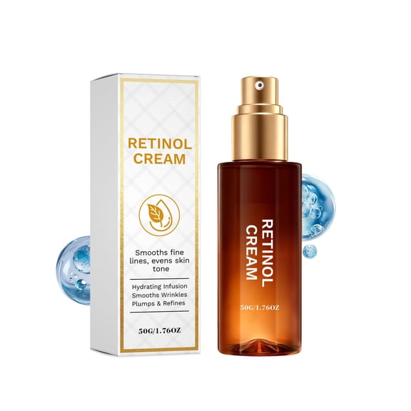 Retinol Collagen Serum for Face, Anti Aging & Anti Wrinkle Repair Peptide Serum with Boost Hydration Formula, Day/Night Facial Firming Neck Plump Skin Care for Women/Men