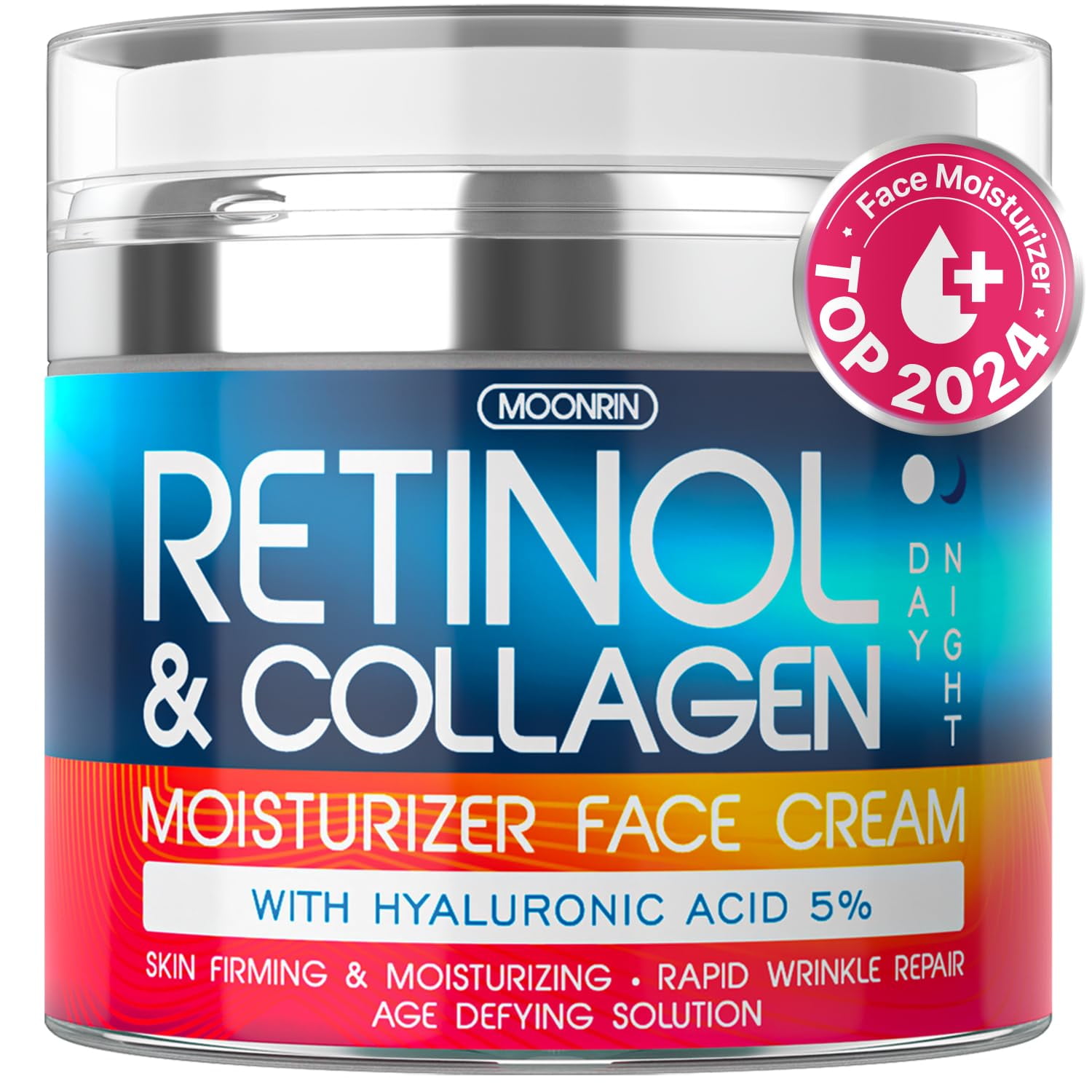 Zafinco Retinol Cream For Face With Hyaluronic Acid Day Night Anti Aging Moisturizer For Women 2338