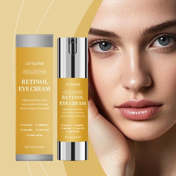 Retinol Eye Cream, Deep Moisturizing, Improving Eye Skin, Relieving Dryness, Firming Eye Area