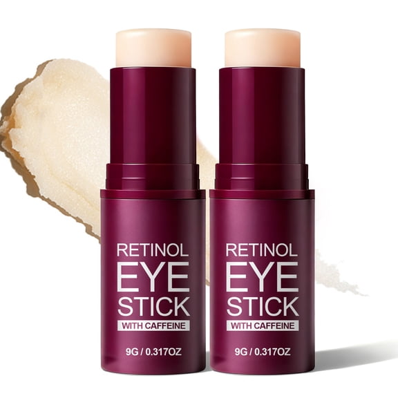 Retinol Eye Cream,Eye Cream Anti Aging,Retinol Caffeine Eye Stick - Anti-Aging Hydrating, Reduces Dark Circles & Eye Bags, For All Skin Types(Multicolor1pc)