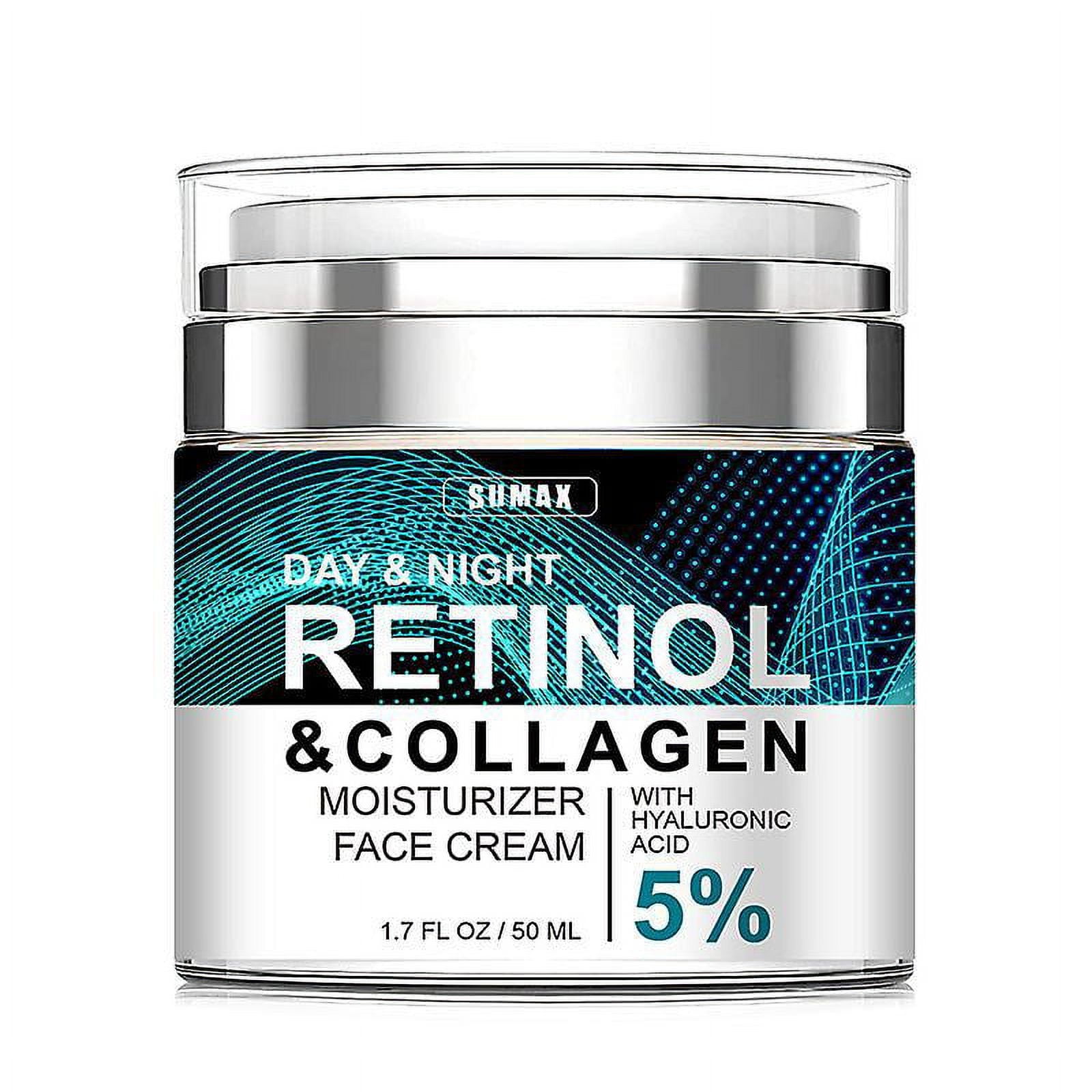 Retinol Face Cream, Facial Moisturizer Collagen and Hyaluronic Acid