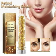 Retinol Facial Capsule Essence Retinol Moisturizing Essence Moisturizing, Serum Capsules with Vitamin E, For Glowing, Radiant Skin 60g