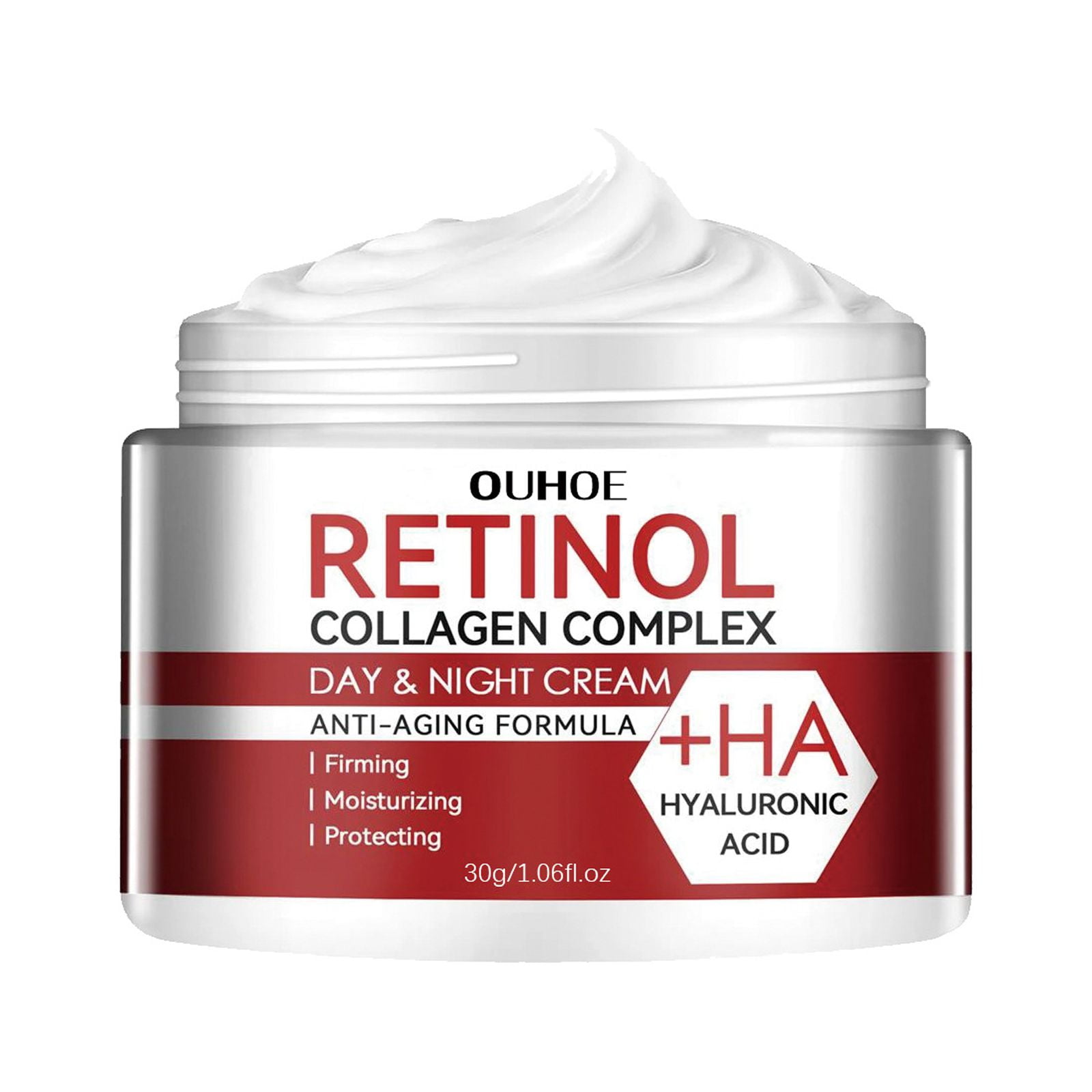 Retinol Facial Moisturizer with Hyaluronic Acid, Night Cream for Face
