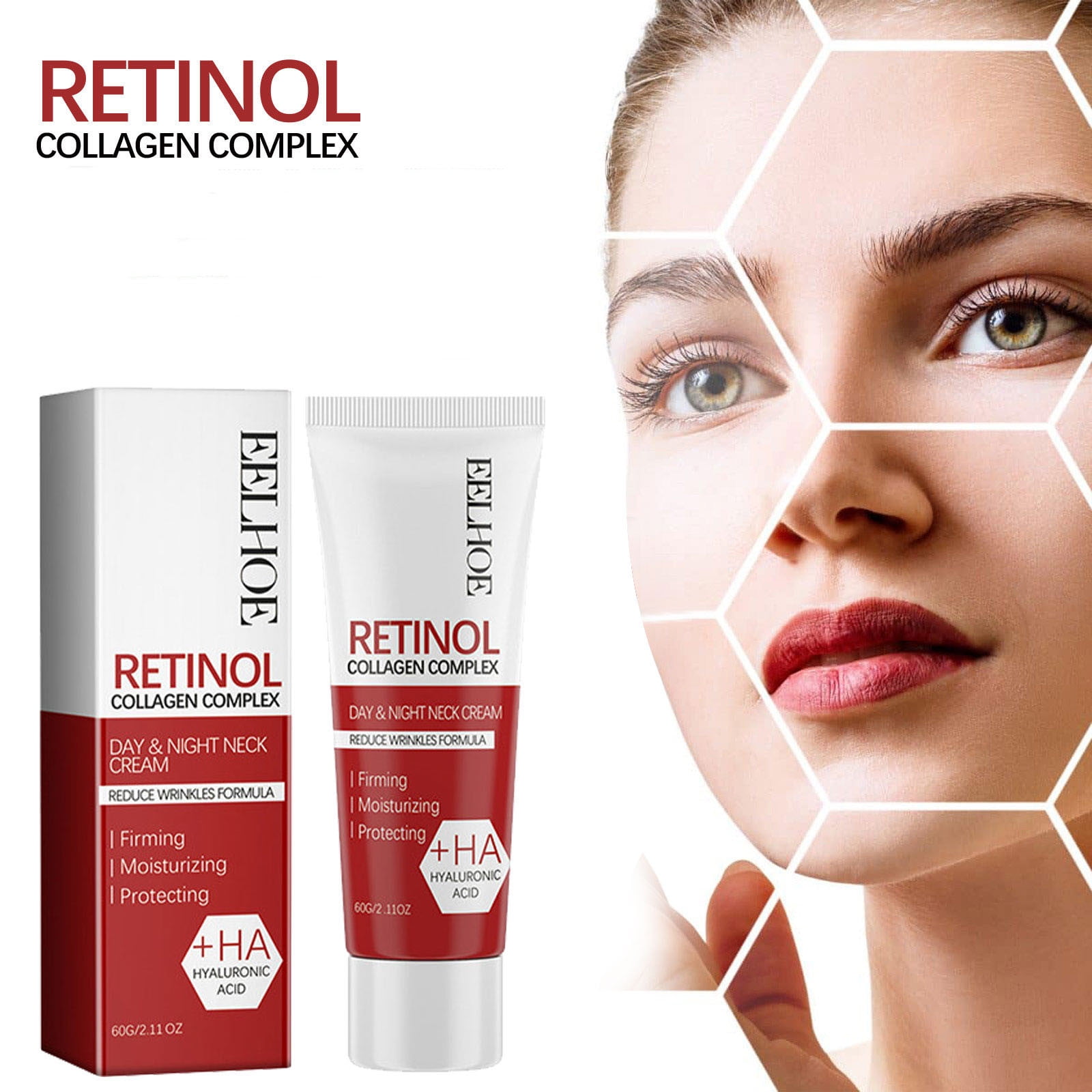 Retinol Moisturizing Neck Cream Transparent Smoothly Allseason
