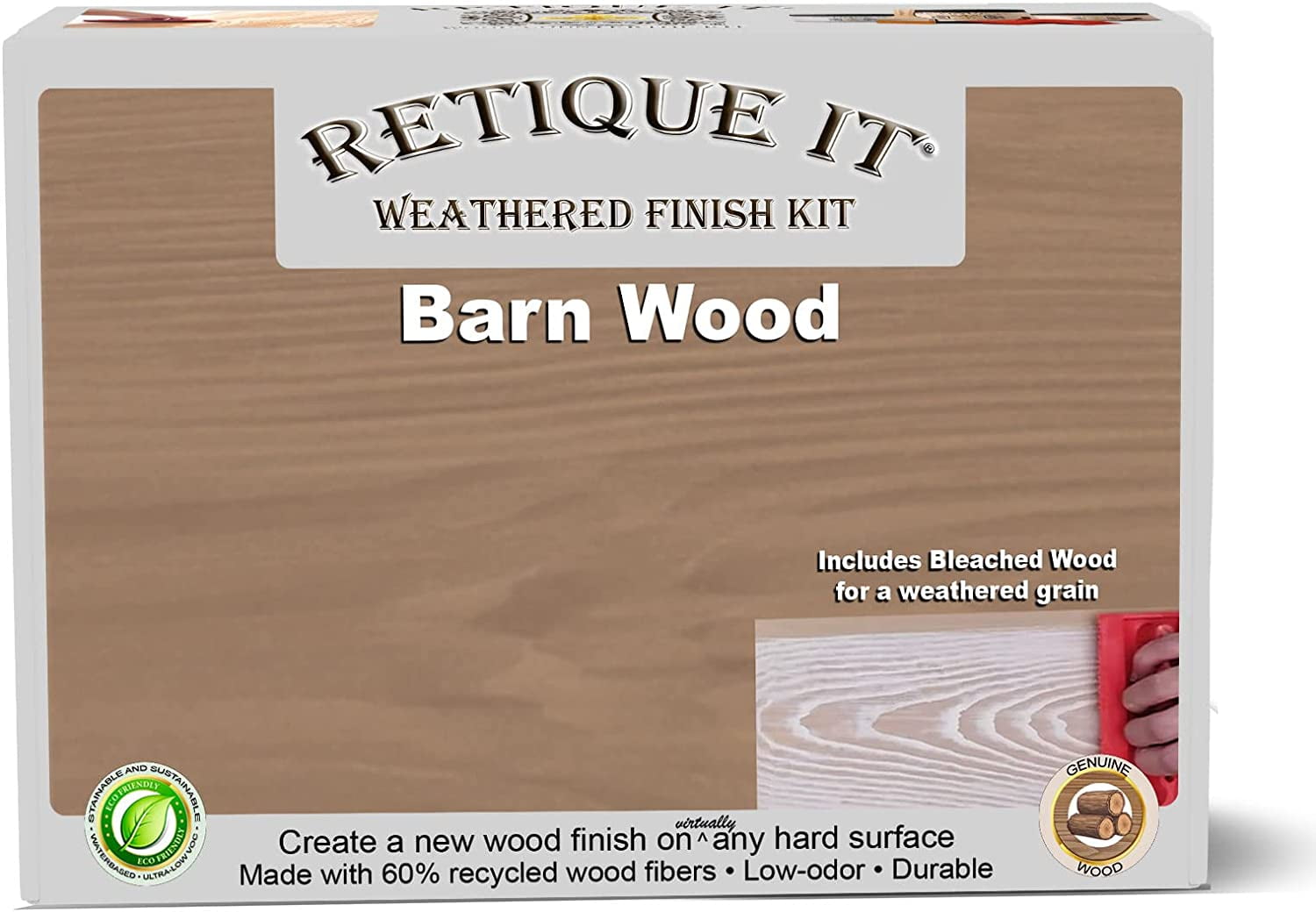 Retique It Liquid Wood Dark Wood Quart Paint it Then Stain it