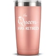thumbnail image 1 of Retired 2022 - Gag Retirement Gifts for Women 2022 - Funny 2022 Retirement Gifts for Coworkers, Friends, Wife, Mom, Teacher, Her, 20 Ounce Insulated Tumbler, 1 of 5