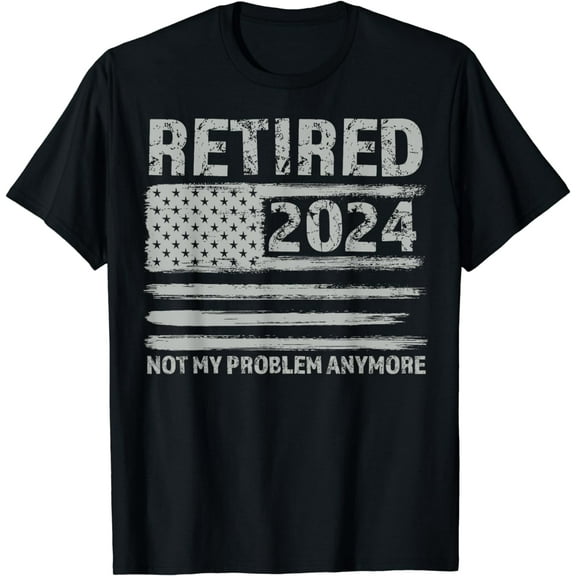 Retired 2024 Decoration Men Women Retirement T-Shirt