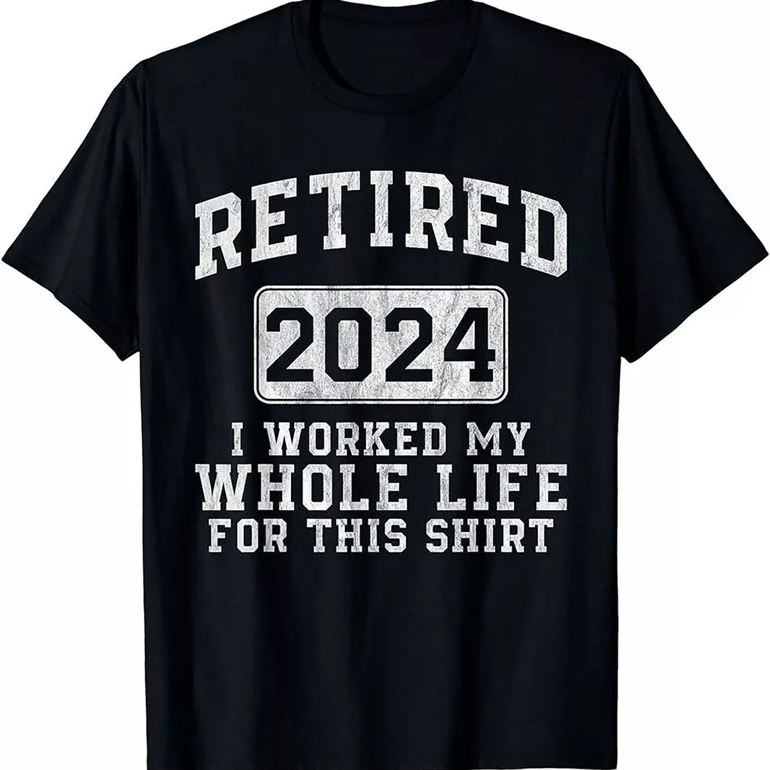 Retired 2024 Retirement Men Women Humor T-shirt - Walmart.com