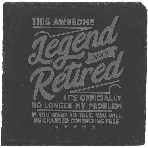 Pavilion Gift Company - Retired - 4" Slate Coaster