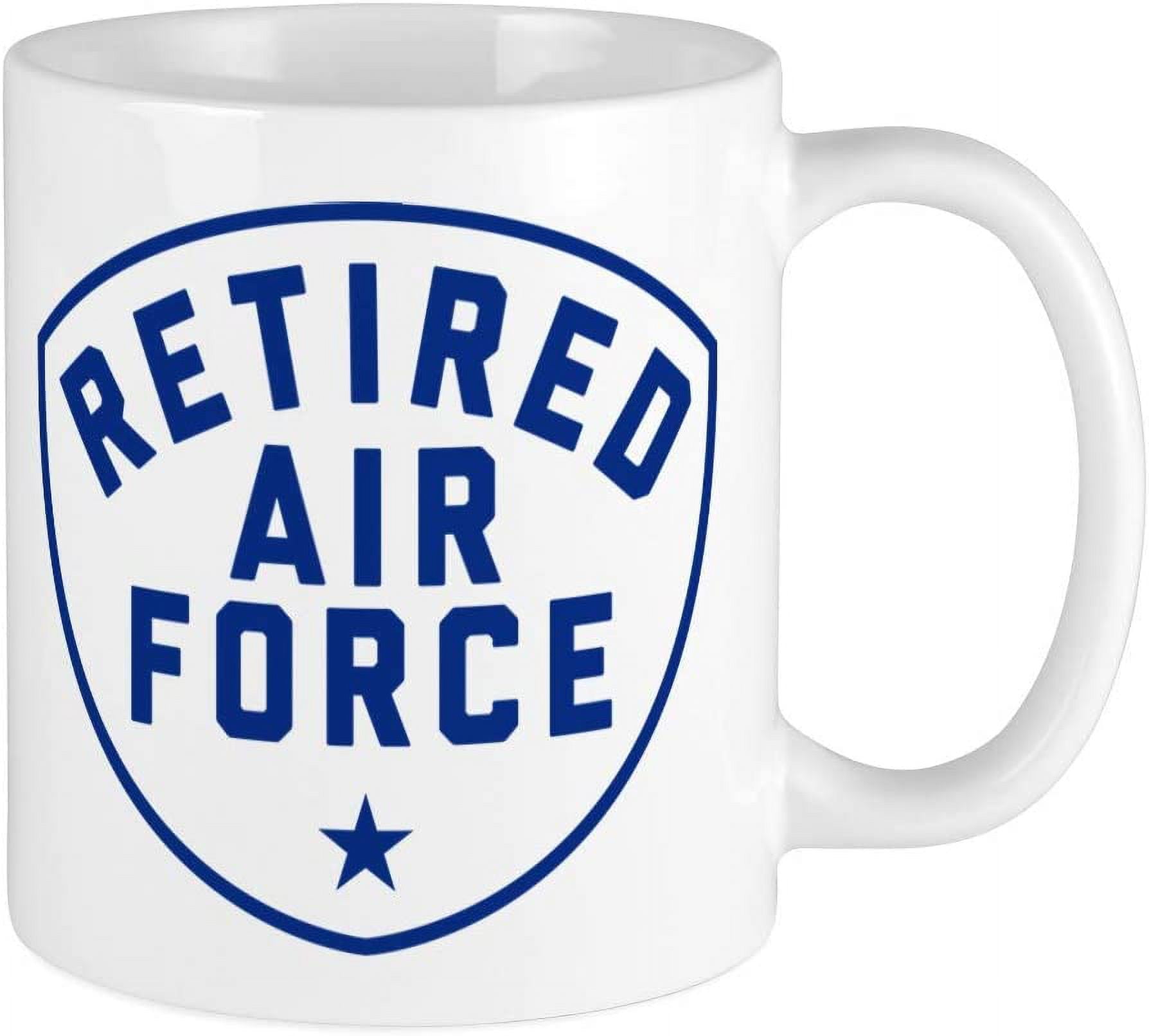 Retired Air Force Ceramic Coffee Mug, Tea Cup 11 oz - Walmart.com
