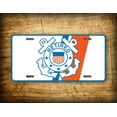 thumbnail image 1 of Retired Coast Guard License Plate USCG Anchor Symbol Auto Tag - Aluminum ( 12 inch x 6 inch ), 1 of 5