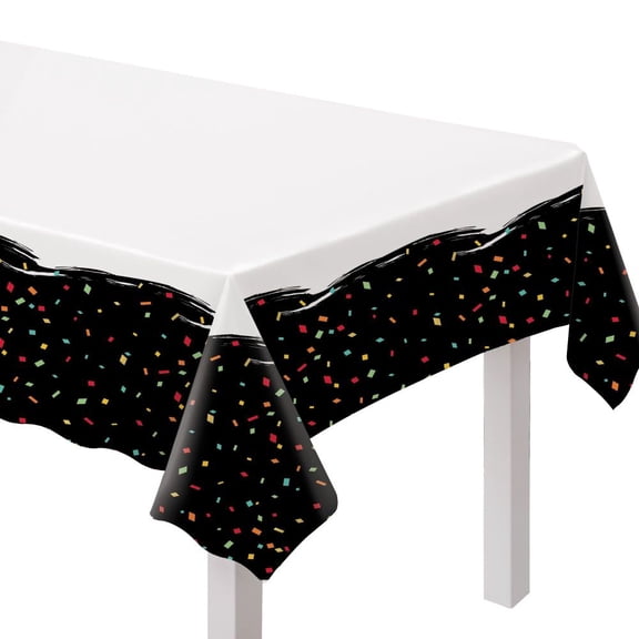 Retired Confetti Plastic Tablecloth