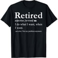 thumbnail image 1 of Retired Definition Shirt Funny Retirement Gag Gift Men Women T-Shirt mens t shirt，black，women，funny，misfits，men，journey, 1 of 4