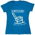 thumbnail image 1 of Retired Don't Care Don't Ask Sarcastic Humor Novelty Funny Women's Casual Tees, 1 of 3
