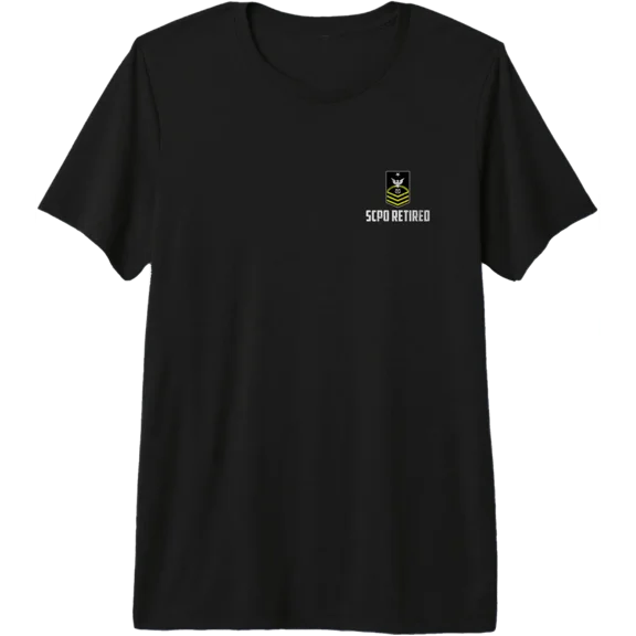 Retired E-8 Senior Chief Petty Officer Scpo Rank Logo Papa Premium Tri-Blend T-Shirt Unisex T-Shirt
