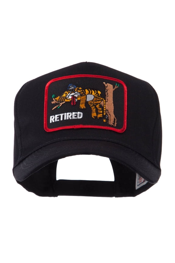 Retired Embroidered Military Patch Cap - Retired OSFM