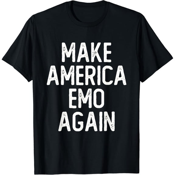 Retired Emo Kid Meme ApparelMake America Emo Again T-Shirt100% cotton