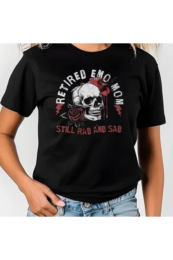 Retired Emo Mom Shirt, Comfort Colors Emo Tee, Funny Rocker Mom Gift, Elder Emo Club Shirt, Emo Mom Life Shirt, Emo Music Lover Gift