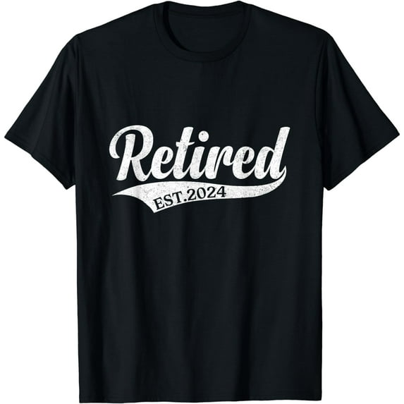 Retired Est. 2024 Retirement Men Women T-Shirt