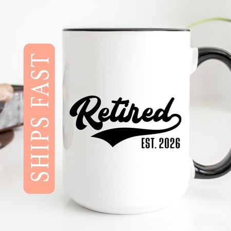 Retired Est 2026 Mug Retirement Mug Retirement Gift For Men Colleague Retirement Gift Cowo
