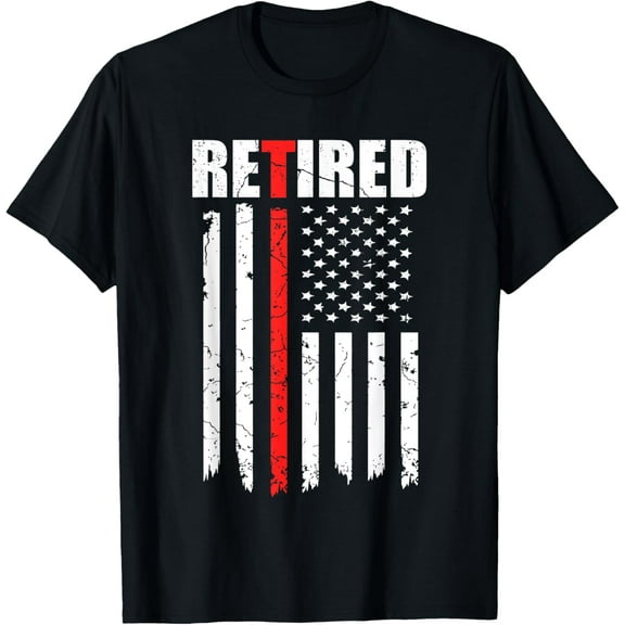 Retired Firefighter 2022 Shirt, Retirement Fireman T-Shirt mens t shirt，black，women，funny，misfits，men，journey
