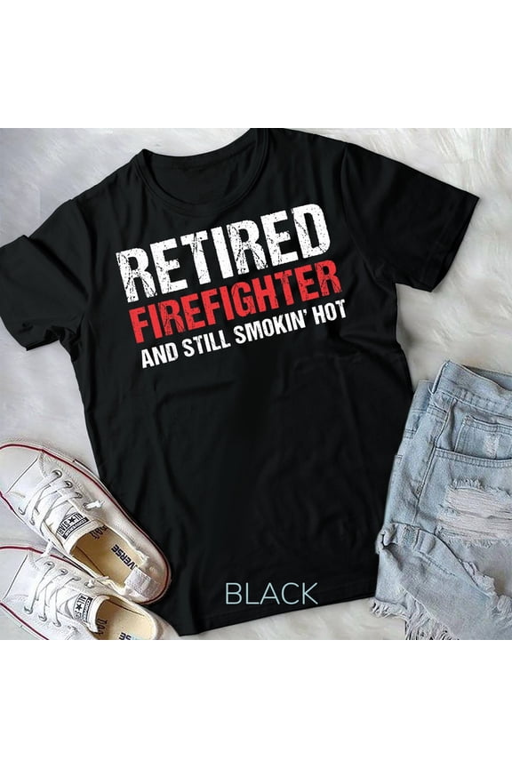 Retired Firefighter Fireman Retirement Party Gift T-Shirt Unisex T-shirt