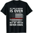 thumbnail image 1 of Retired Firefighter Gifts Shirt Thin Red Line T-Shirt, 1 of 3