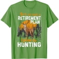 thumbnail image 1 of Retired Funny Deer Hunter Vintage Retirement Plan Hunting Softstyle Unisex T-Shirt,Lime Color,Size 2XL, 1 of 5