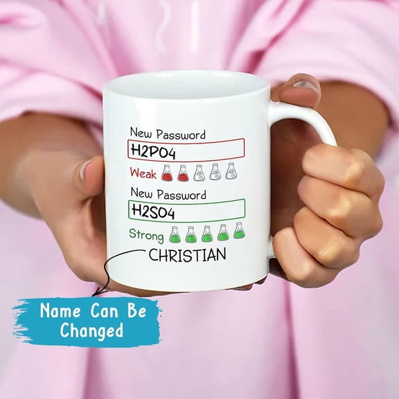 Retired I Work Periodically Mug, Personalized Chemistry Mug With Name, Scientific Mug, Periodic Table of Elements Mug, Customized Chemistry Coffee Mug, Chemistry Teacher Mug, Chemist Cup 11oz