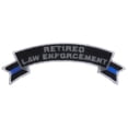 thumbnail image 1 of Retired Law Enforcement Rocker Patch, 1 of 1