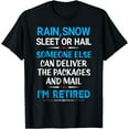 thumbnail image 1 of Retired Mail Letter Carrier Postal Worker Retirement t shirt, 1 of 4