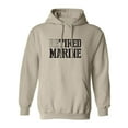 thumbnail image 1 of Retired Marine Adult Hooded Sweatshirt, 1 of 3