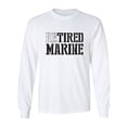 thumbnail image 1 of Retired Marine Adult Long Sleeve T-shirt, 1 of 3