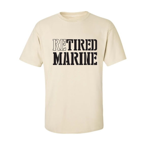 Retired Marine Adult Short Sleeve T-shirt