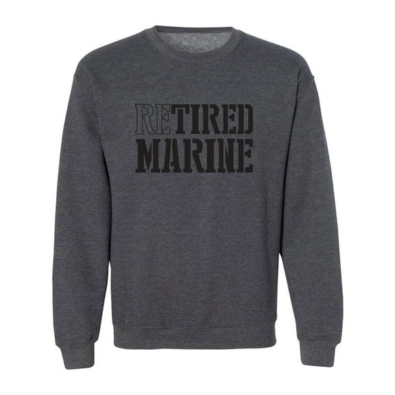 Retired Marine Crewneck Sweatshirt