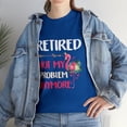 thumbnail image 1 of Retired Not My Problem Anymore Flamingo Floral Costume T-Shirt, 1 of 2