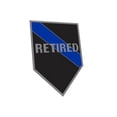 thumbnail image 1 of Retired Officer Sticker - 4 x 6 Inches, 1 of 2