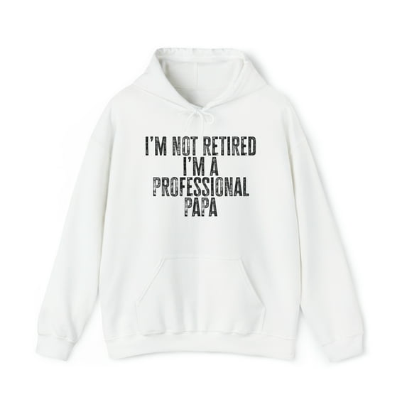 Retired Papa Retirement Grandpa Fathers Day Hoodie, Gifts Hooded Sweatshirt