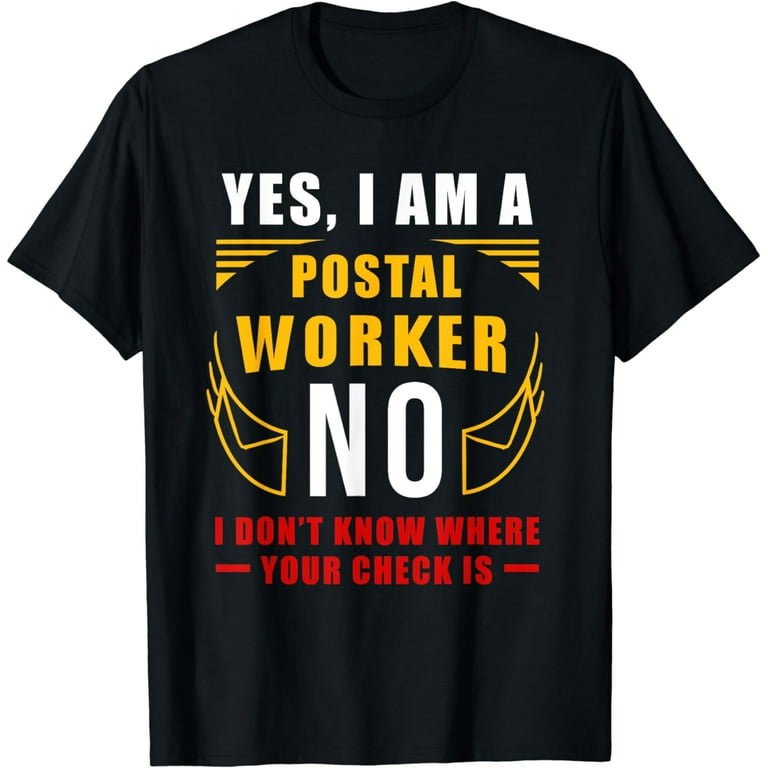 Retired Post Office Postal Worker Retirement Postman T-Shirt Retired Post Office Postal Worker Retirement Postman T-Shirt