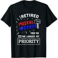 thumbnail image 1 of Retired Post Office Postal Worker Retirement Postman T-Shirt T-Shirt, 1 of 4