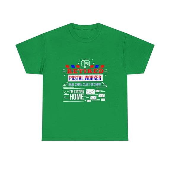 Retired Post Office Postal Worker Retirement Postman T-Shirt