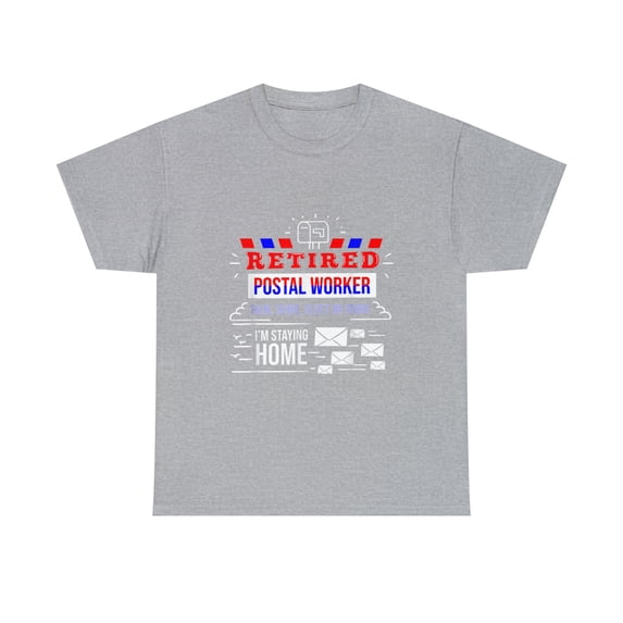 Retired Post Office Postal Worker Retirement Postman T-Shirt