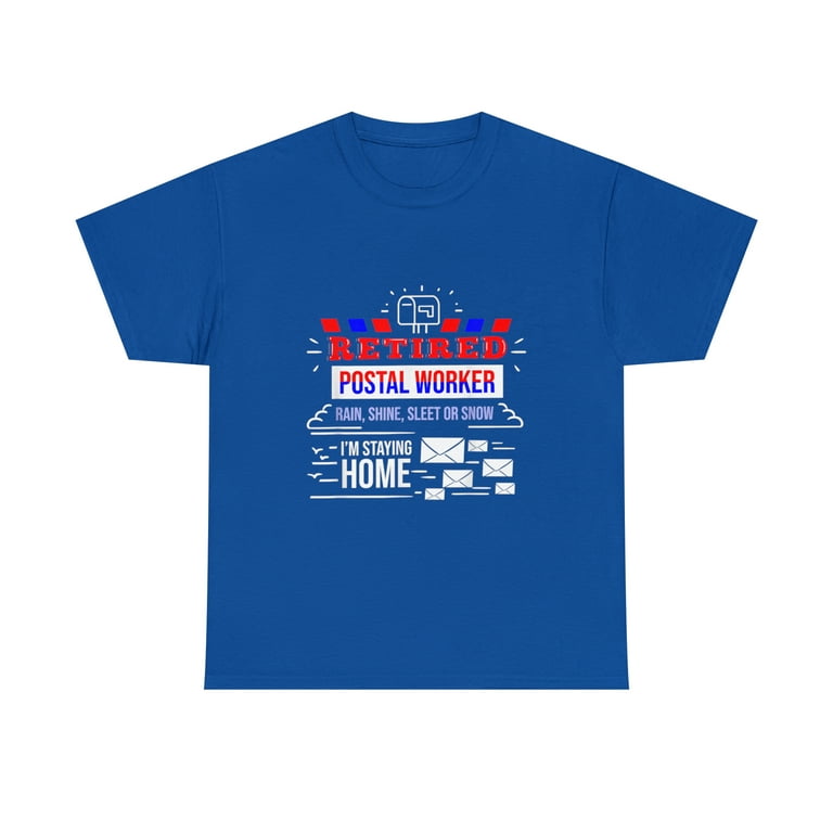 Retired Post Office Postal Worker Retirement Postman T-Shirt Retired Post Office Postal Worker Retirement Postman T-Shirt