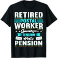 thumbnail image 1 of Retired Postal Worker Mailman Retirement T-Shirt, 1 of 4