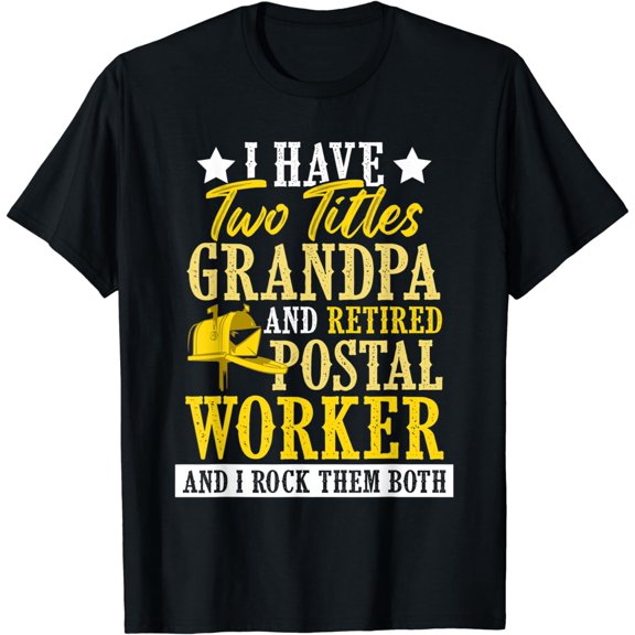 Retired Postal Worker Mailman Retirement T-Shirt